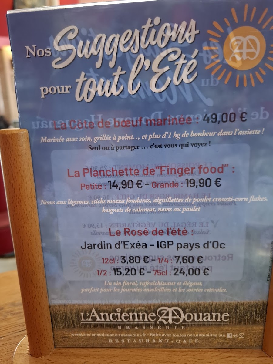 L'Ancienne Douane Haguenau Brasserie Photo Menu 7