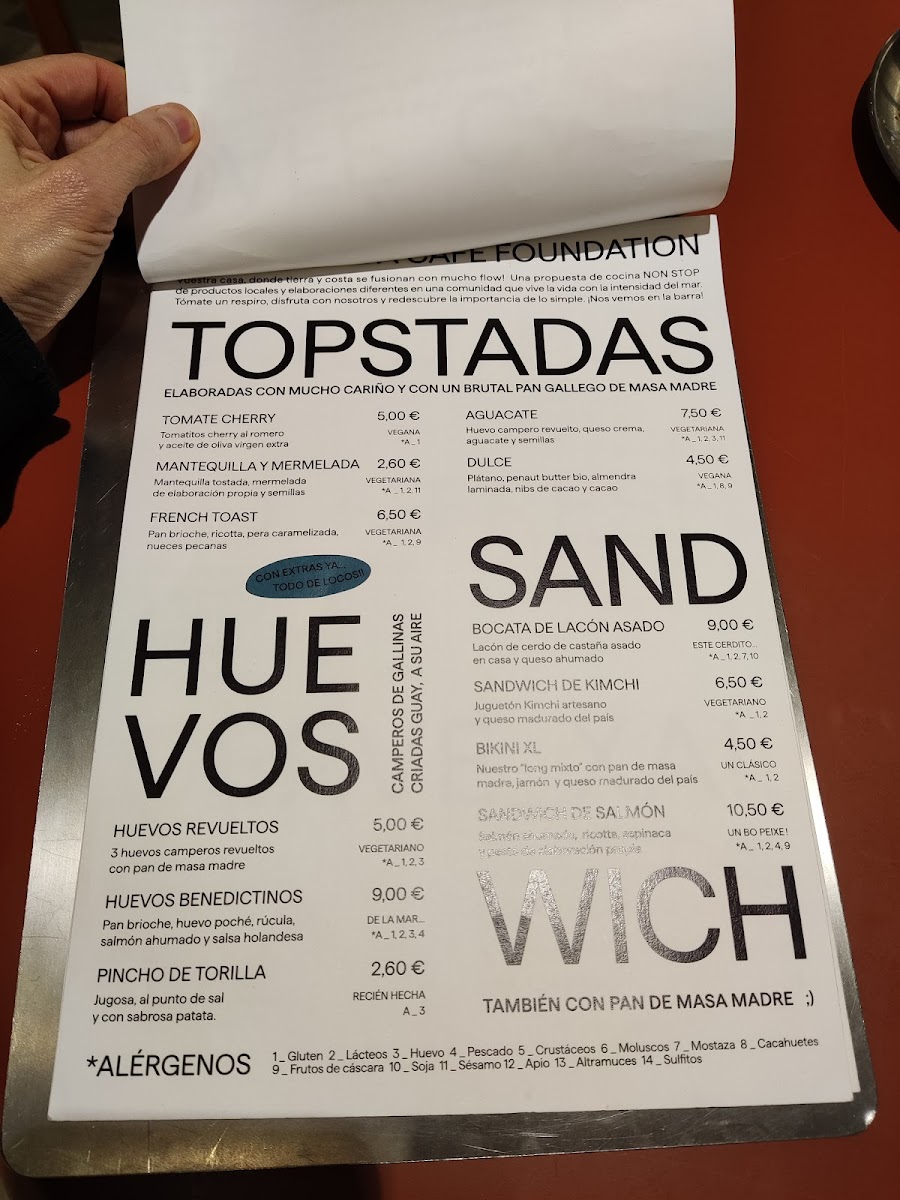 Onda Cafe Foundation Photo Menu 5