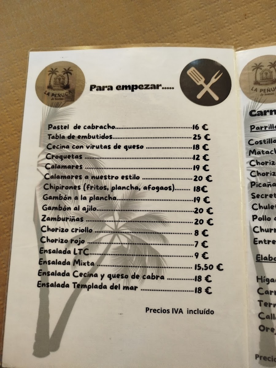 Restaurante Merendero La Peñuca Photo Menu 10