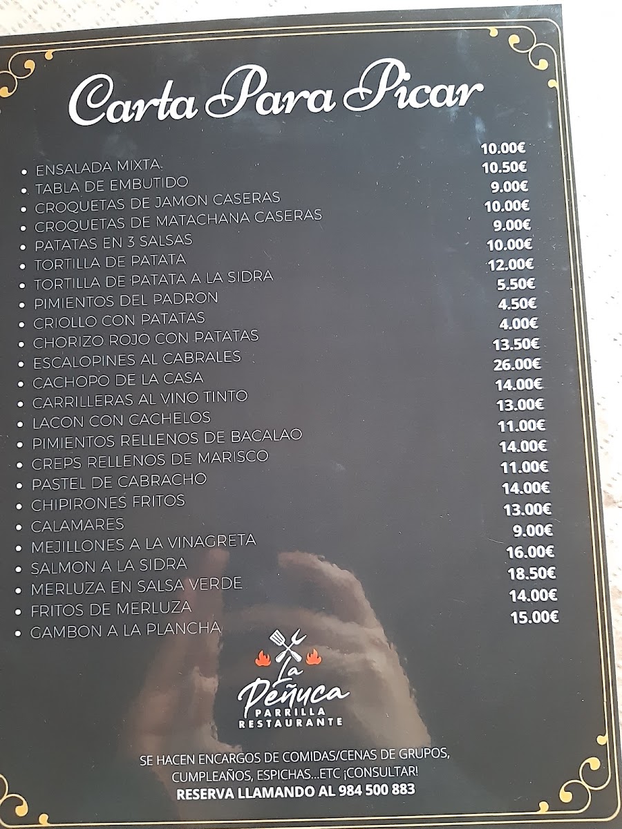 Restaurante Merendero La Peñuca Photo Menu 3