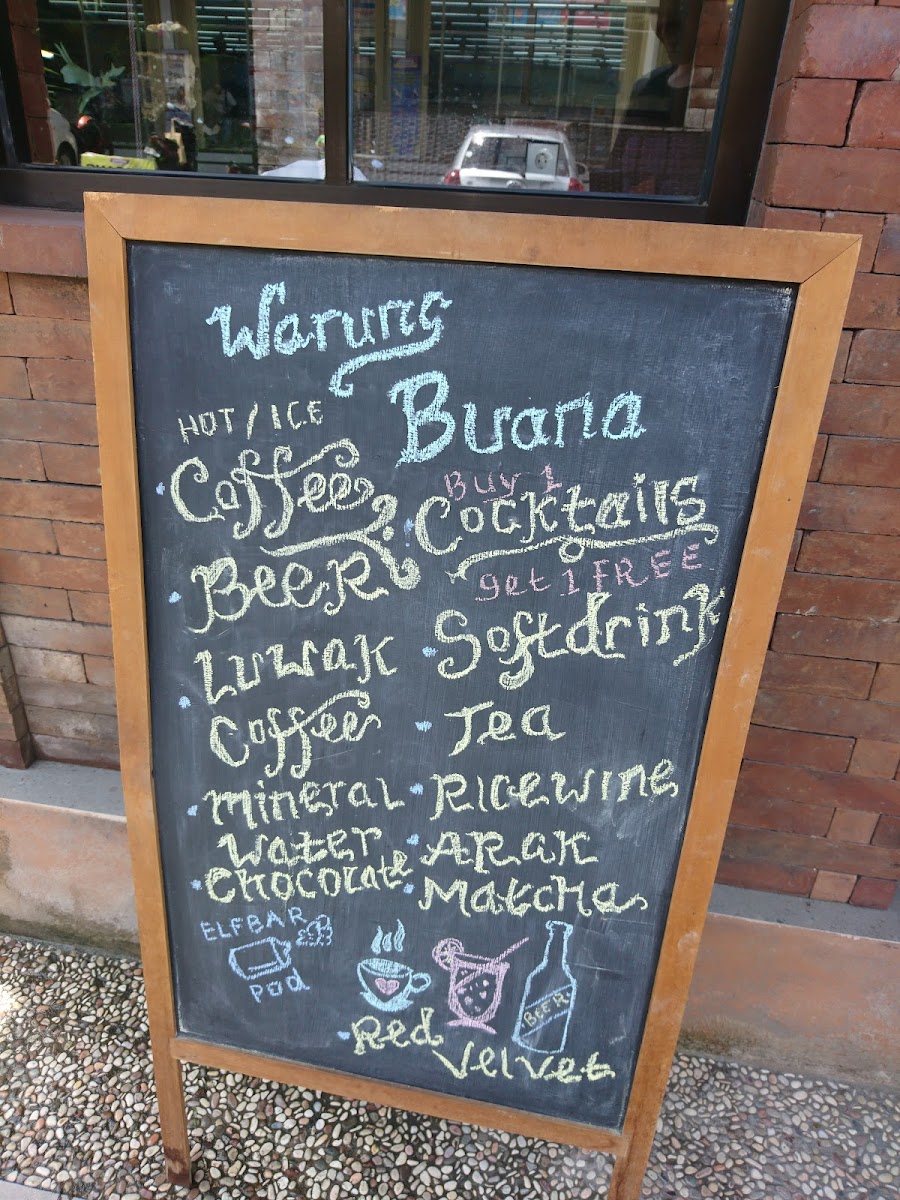 Warung Buana coffee and cocktail Photo Menu 9