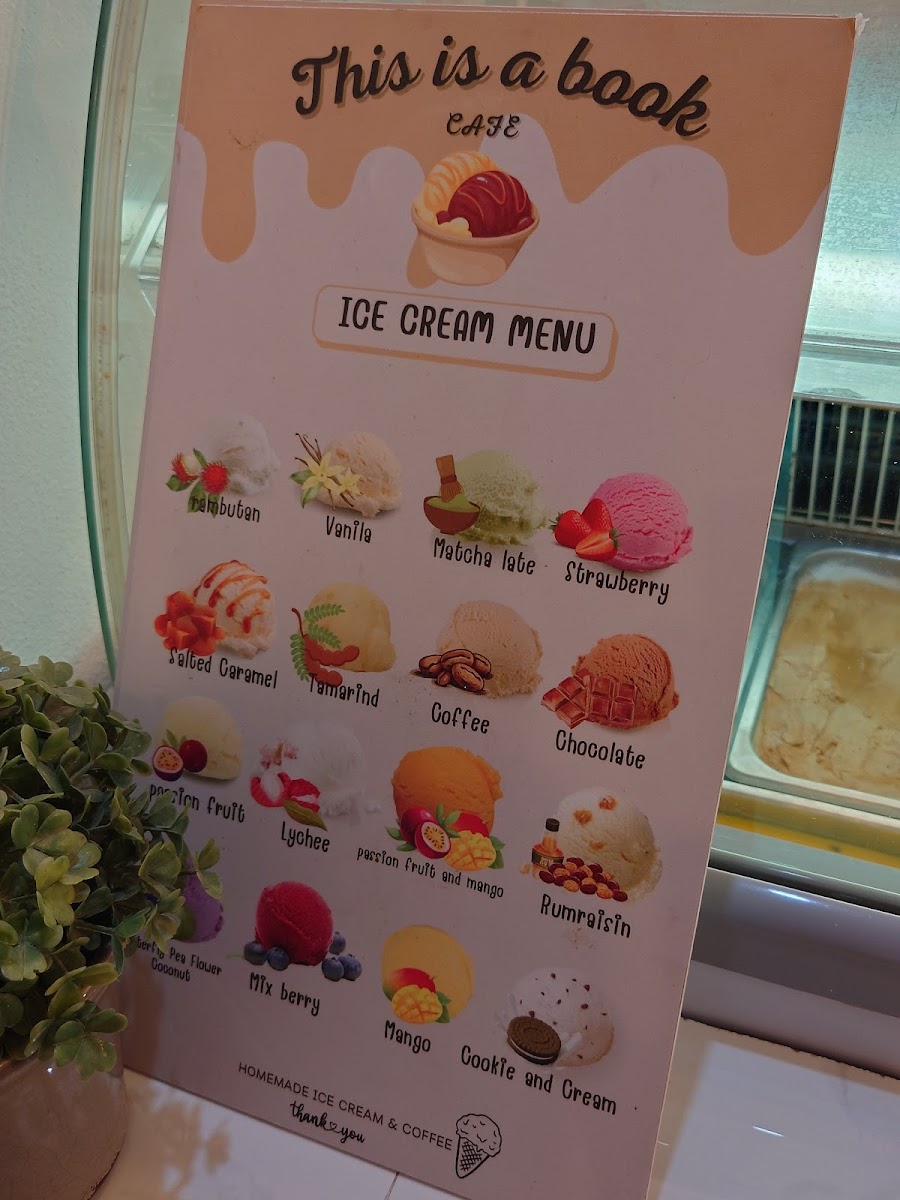 THIS IS A BOOK CAFE Photo Menu 3