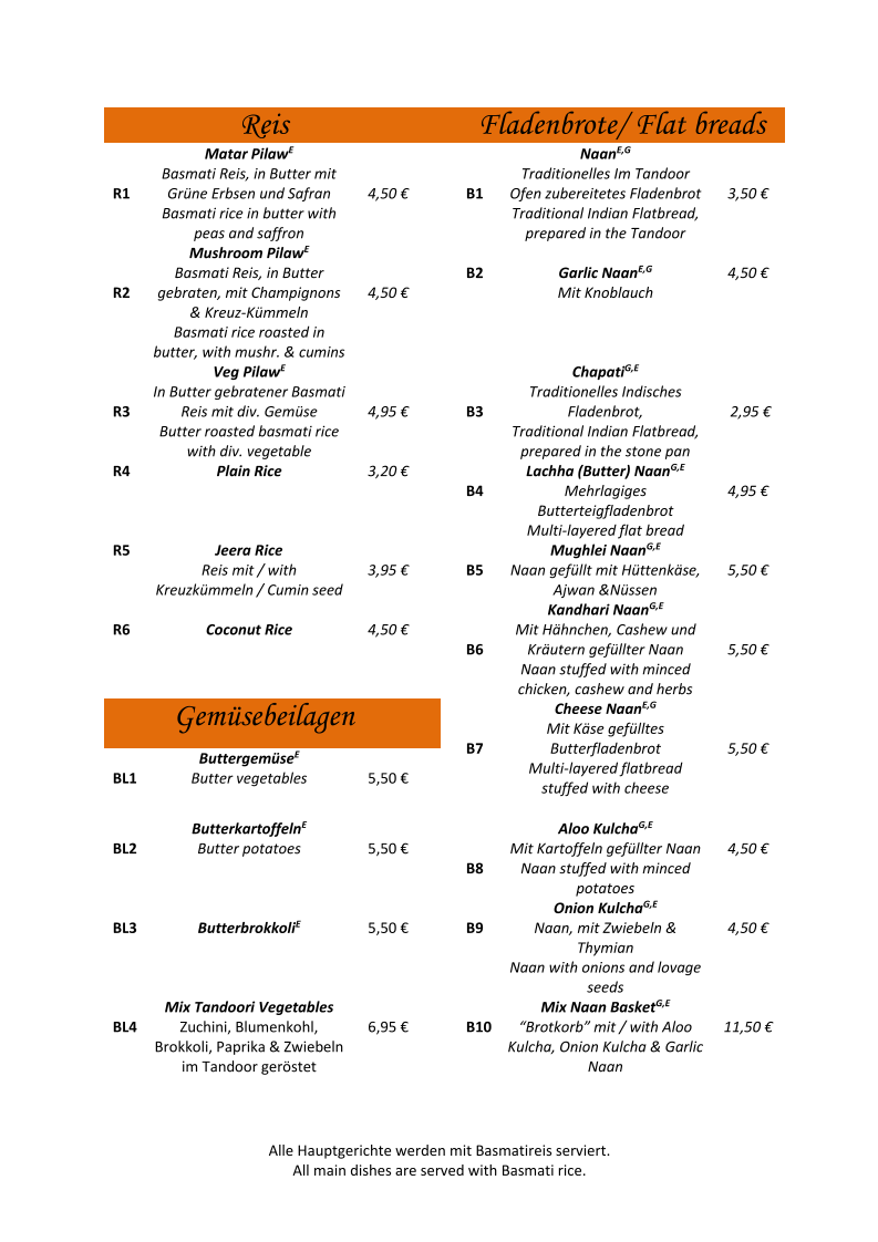 Tandoori Taste Indian Restaurant & Catering Photo Menu 4