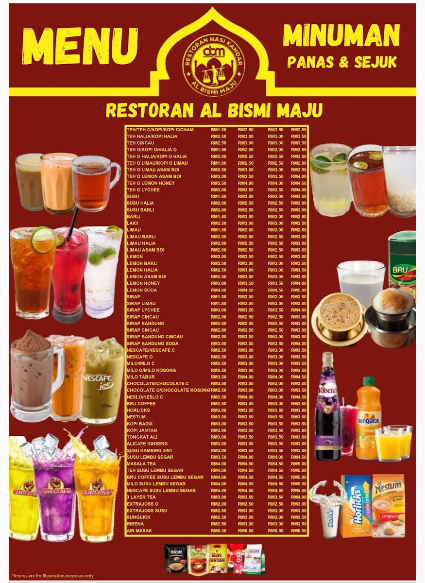 Restoran Al Bismi Maju Batang Kali Photo Menu 5