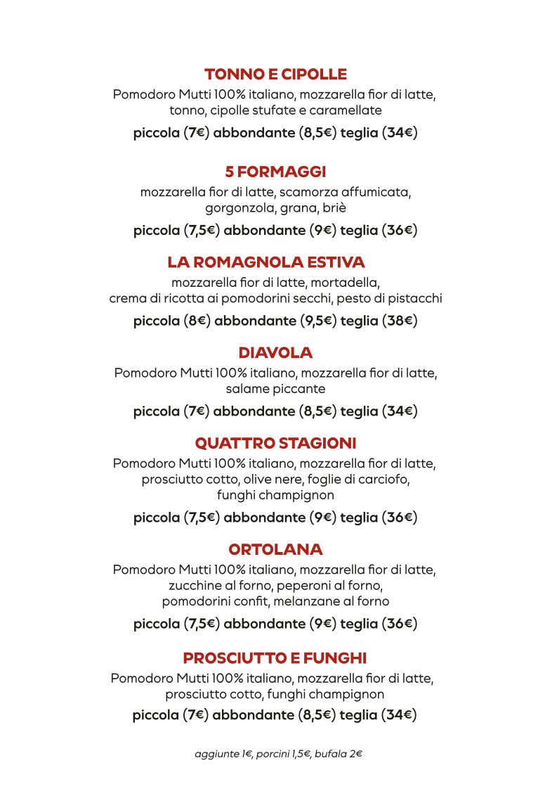 Gustò - PizzaPerFetta Photo Menu 2