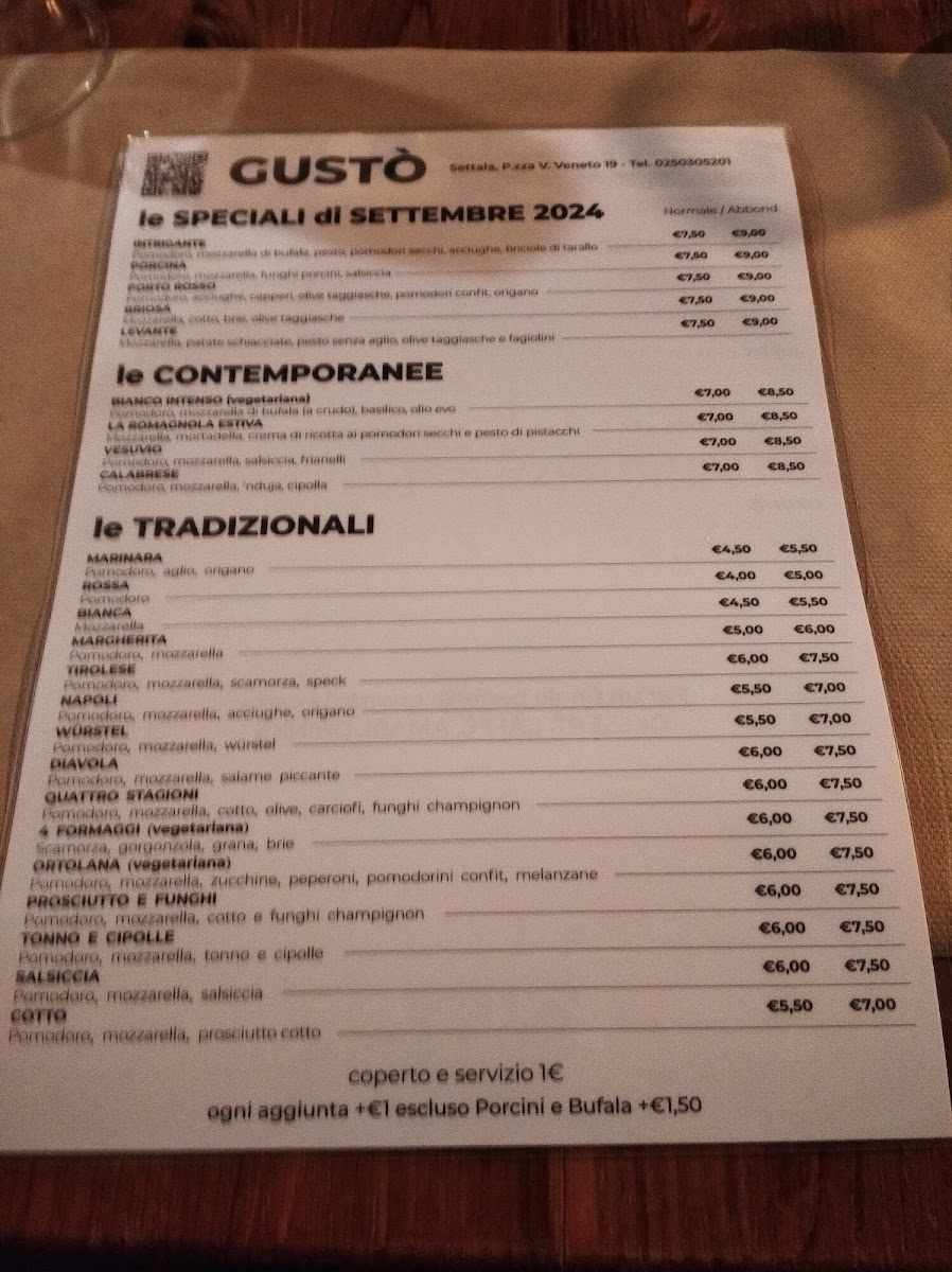 Gustò - PizzaPerFetta Photo Menu 6