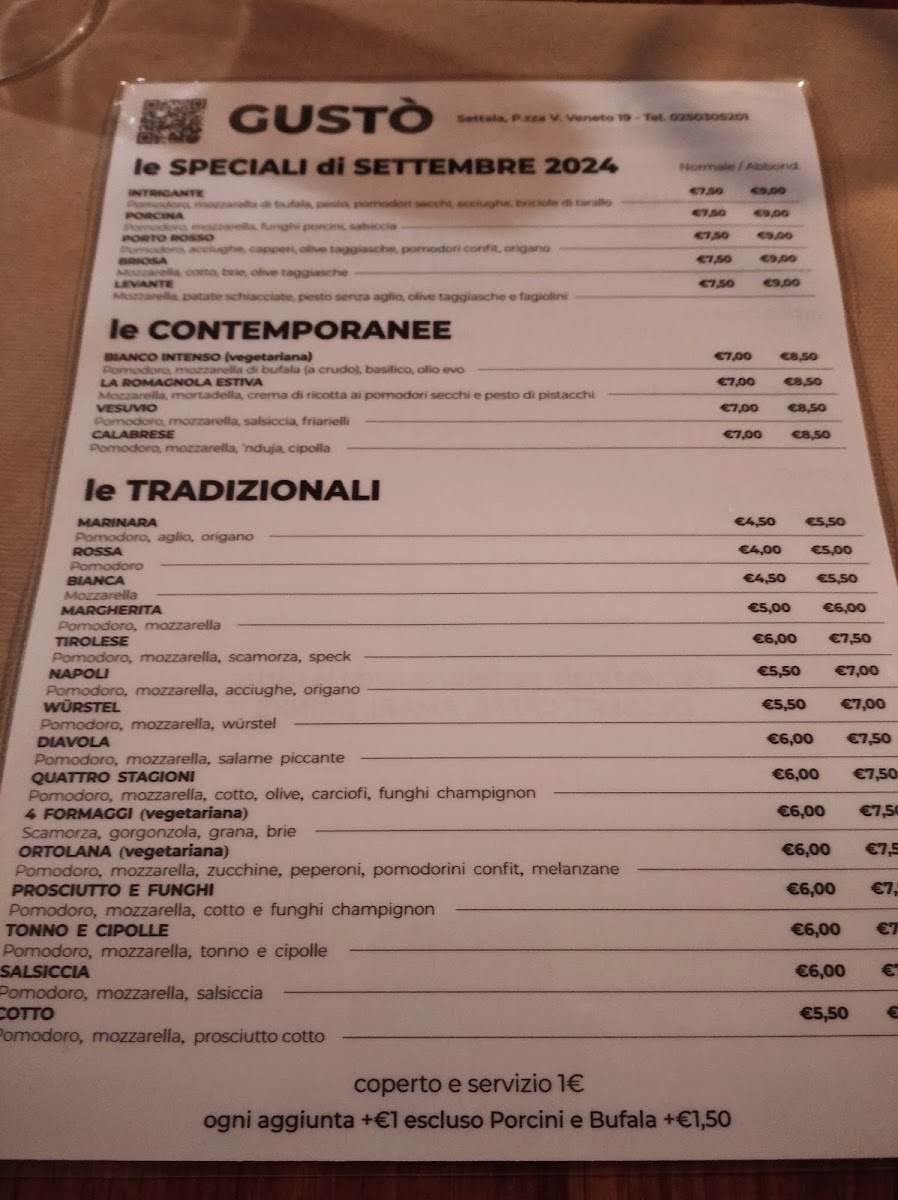 Gustò - PizzaPerFetta Photo Menu 8