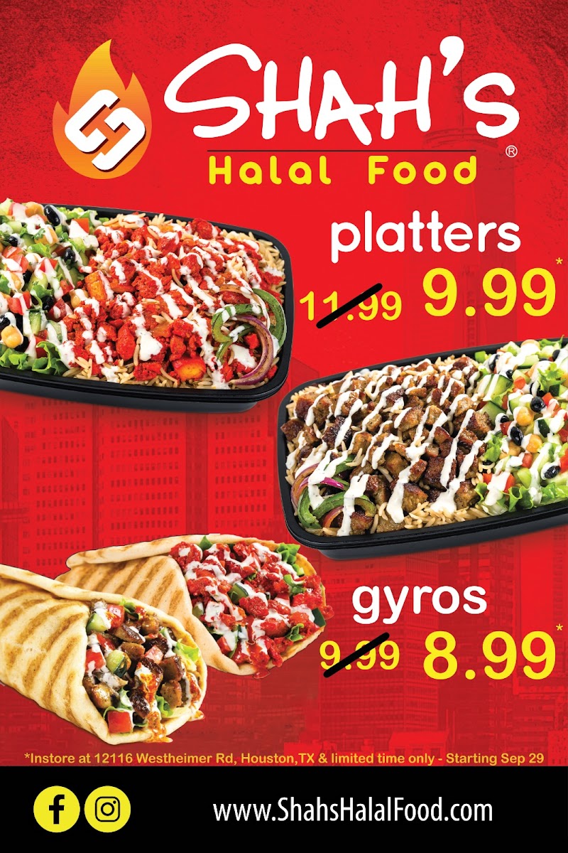 Shah's Halal Food - Houston Photo Menu 5