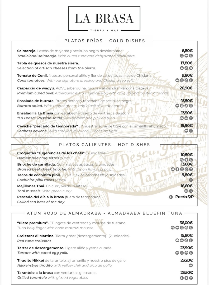La Brasa (Tierra y Mar) Photo Menu 3