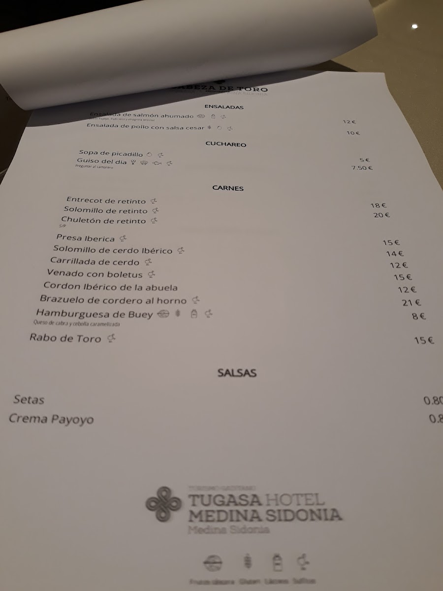 Cabeza De Toro Photo Menu 3