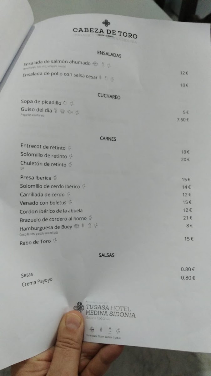 Cabeza De Toro Photo Menu 4