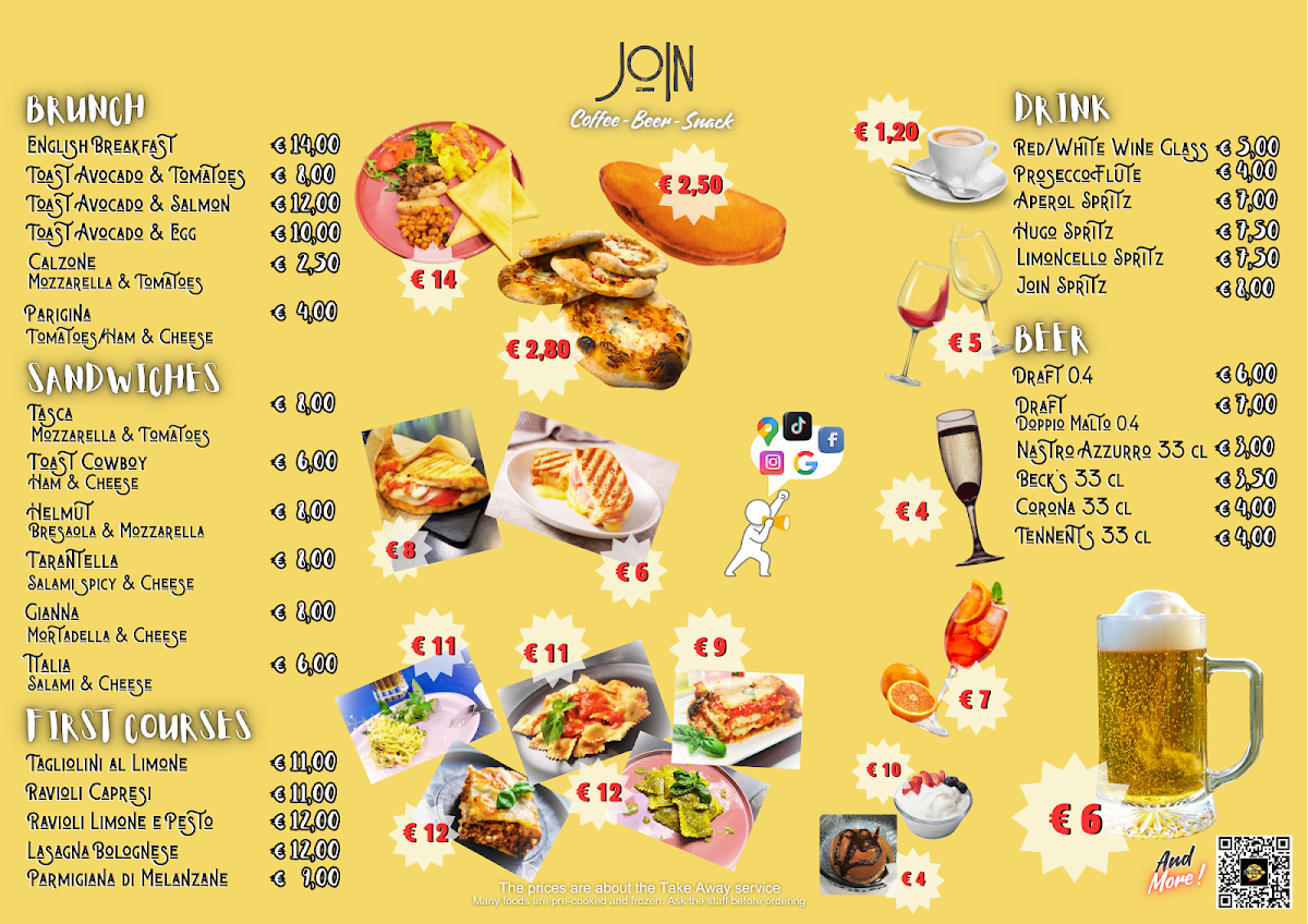 JoinBar Photo Menu 1