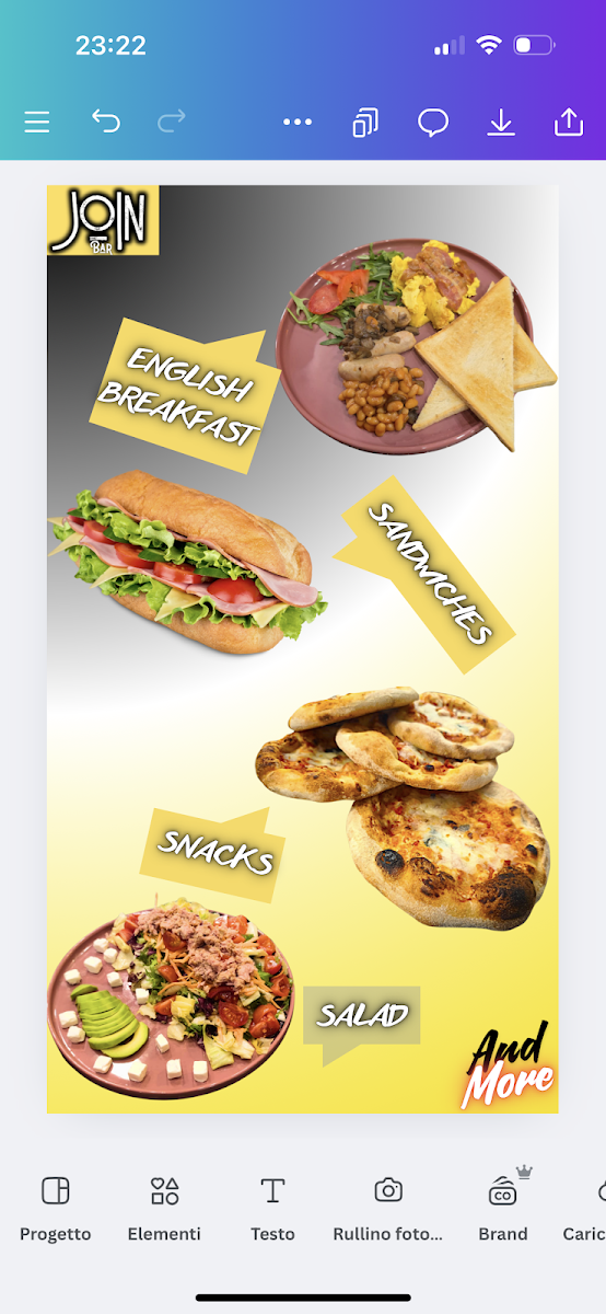 JoinBar Photo Menu 2