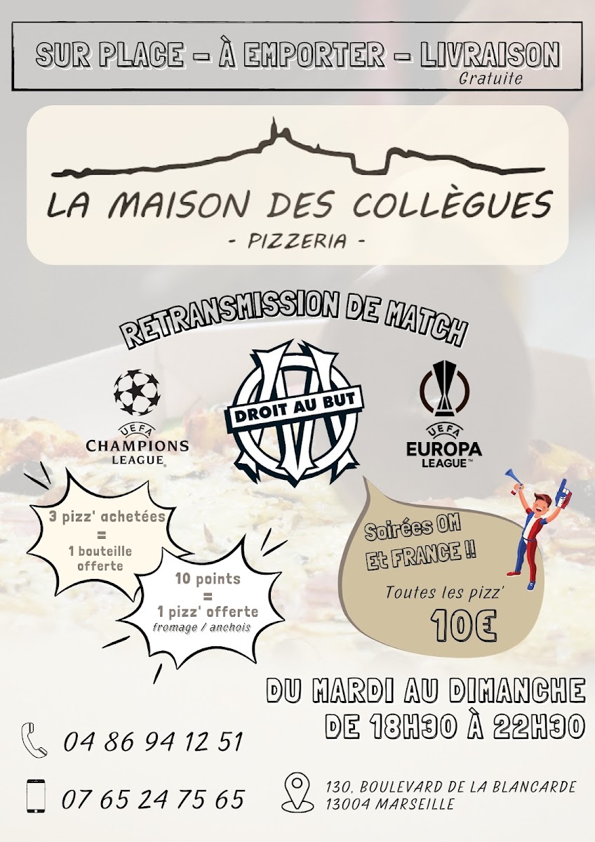 La Maison des Collègues Photo Menu 5