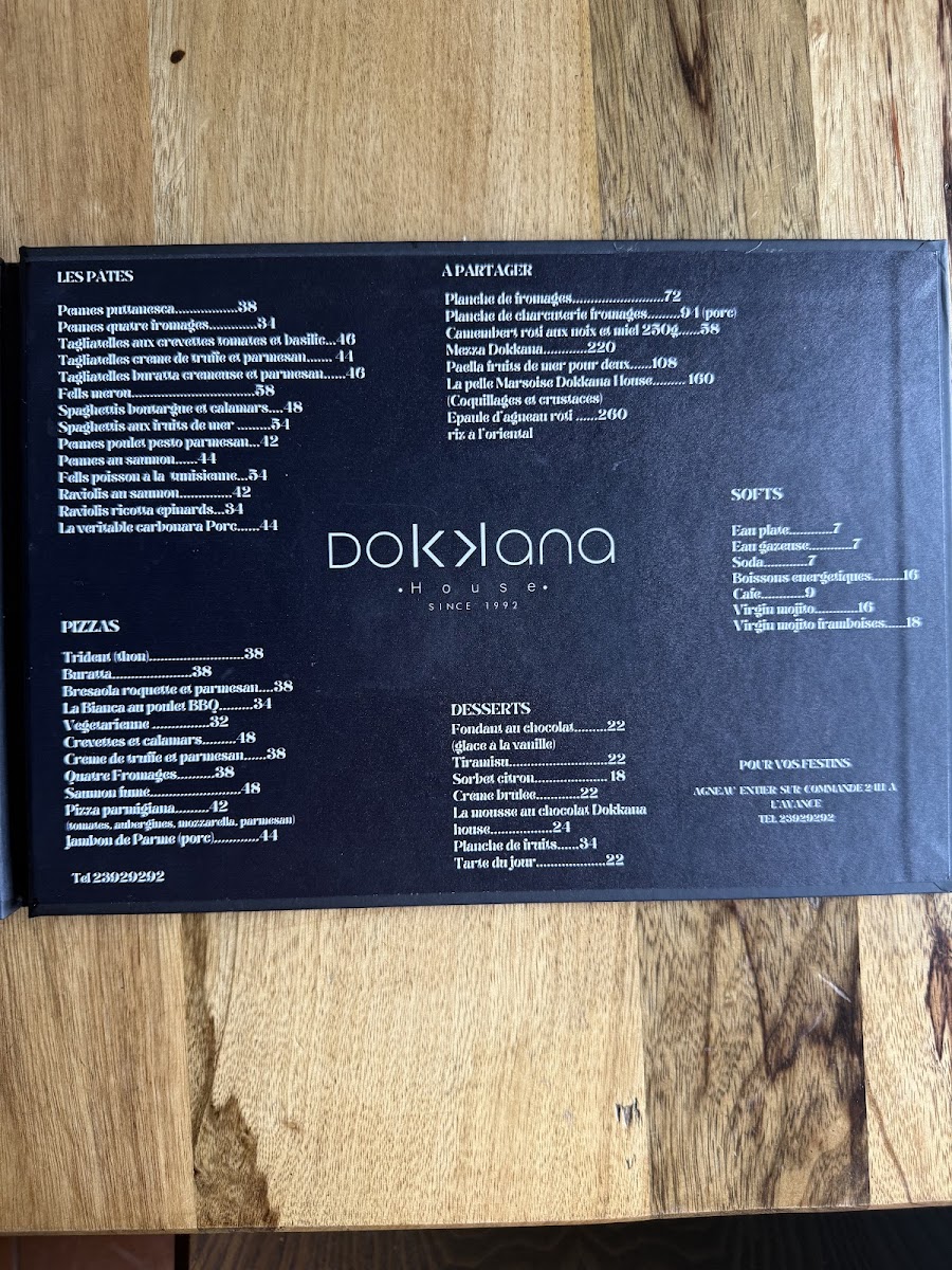 La Dokkana House Photo Menu 1