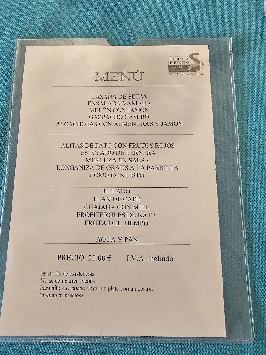 Bar Restaurante Fes Photo Menu 4
