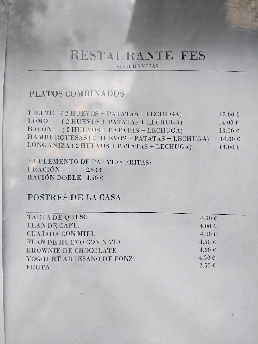 Bar Restaurante Fes Photo Menu 6