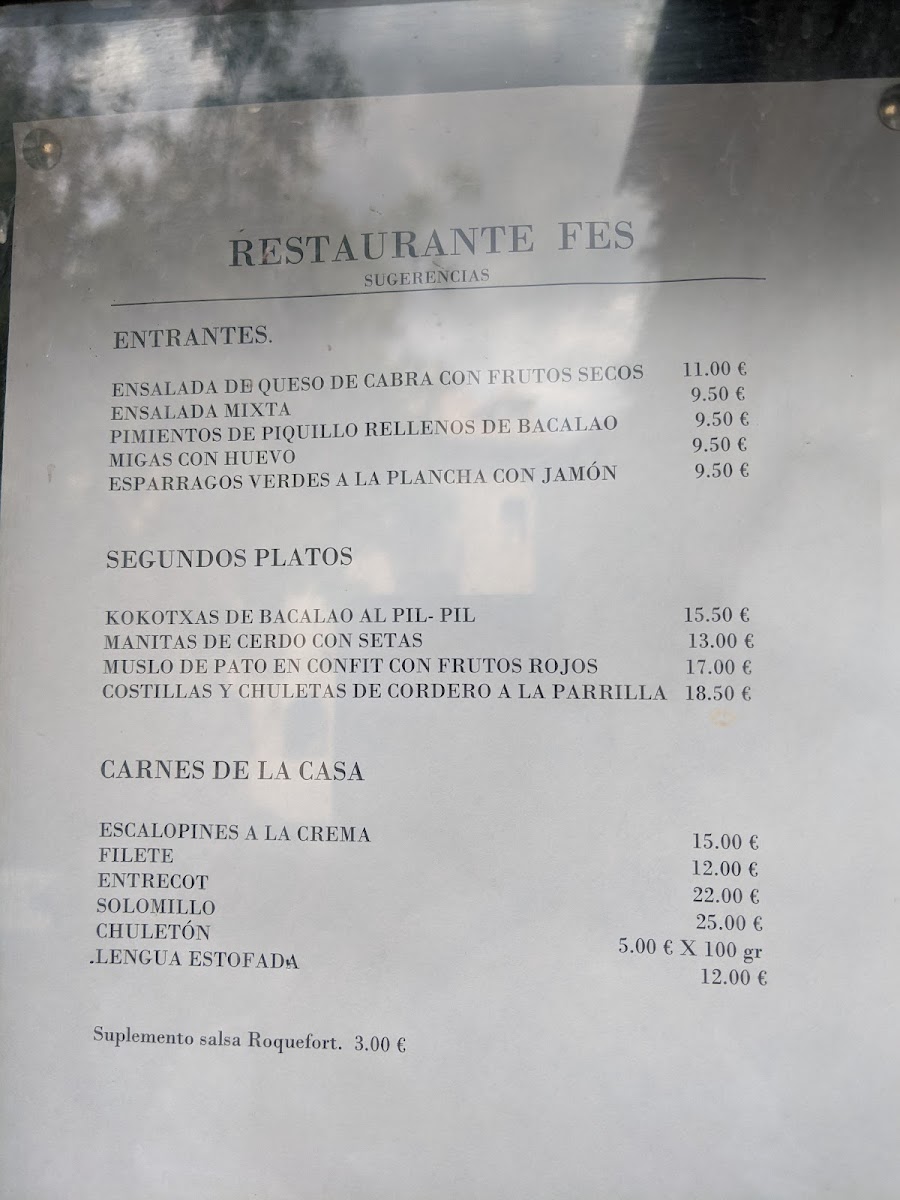 Bar Restaurante Fes Photo Menu 7