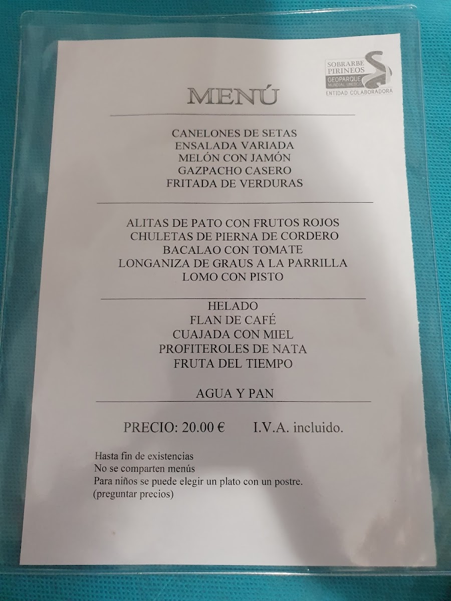 Bar Restaurante Fes Photo Menu 9