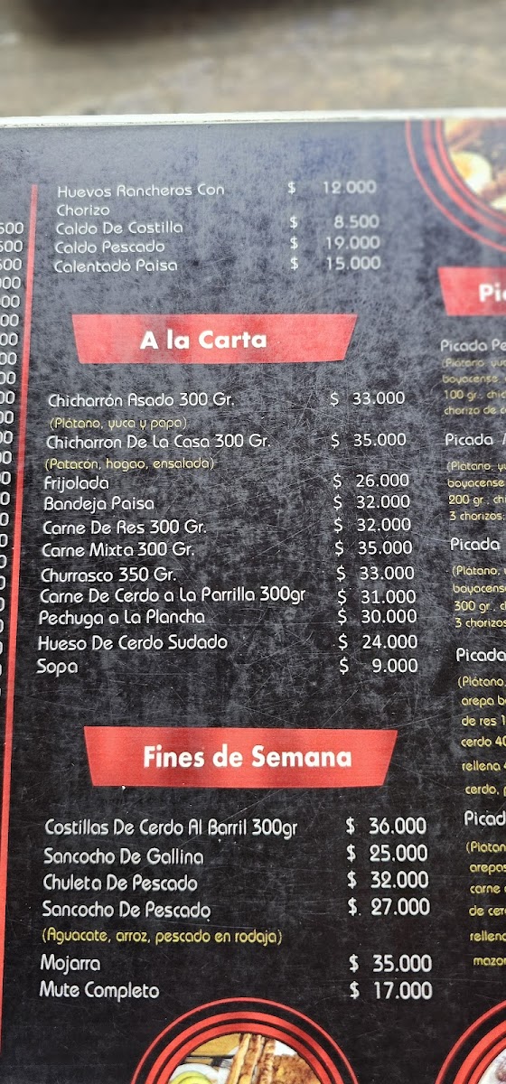 Choricuncia Los Paisas Photo Menu 7