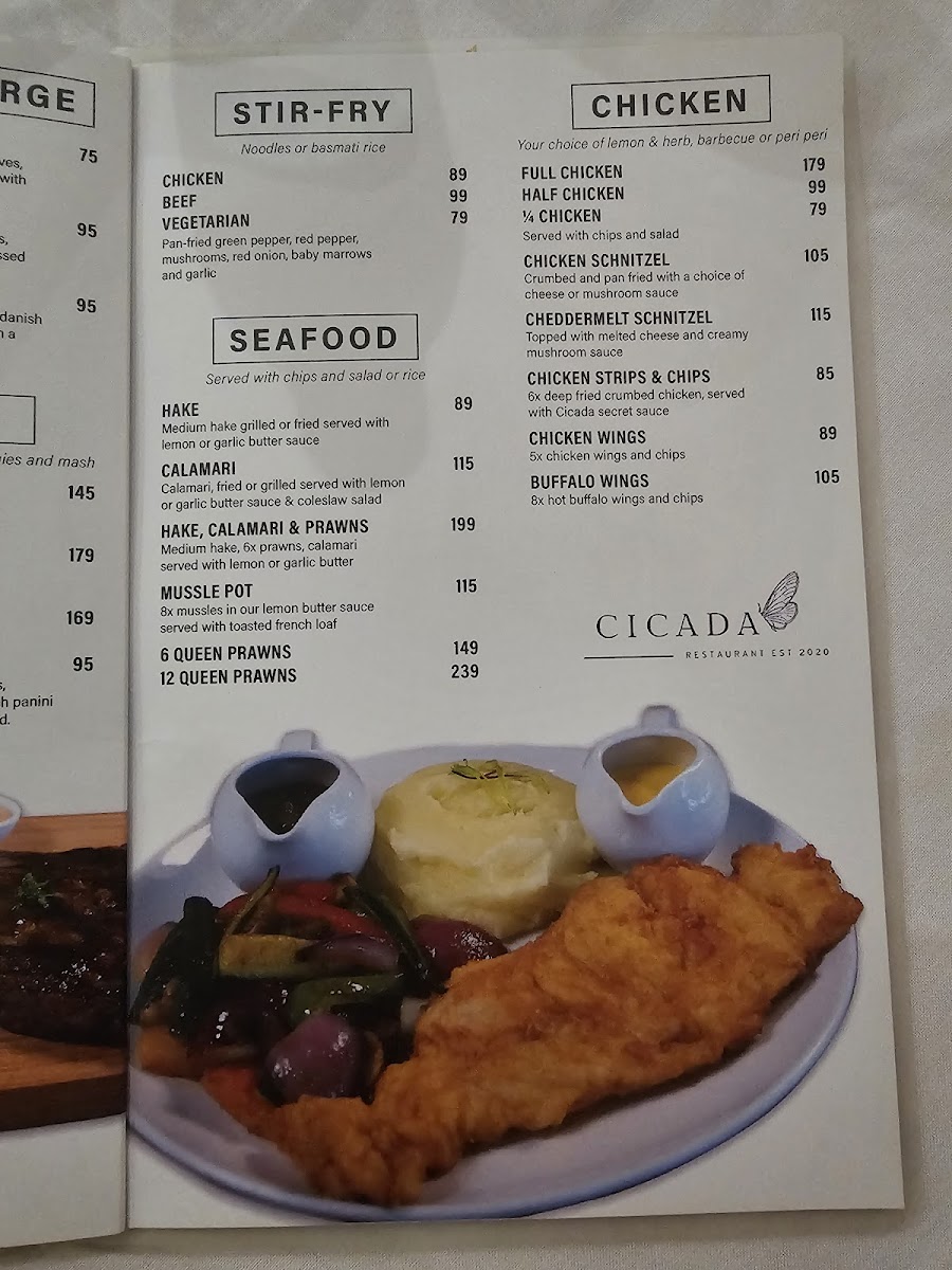 Cicada Restaurant Meyersdal Photo Menu 6