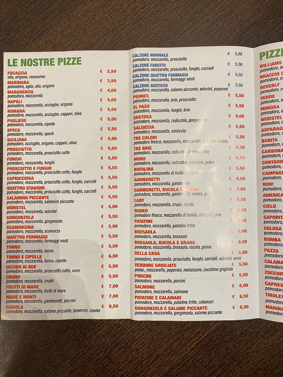 Pizzeria Le Piramidi Photo Menu 1