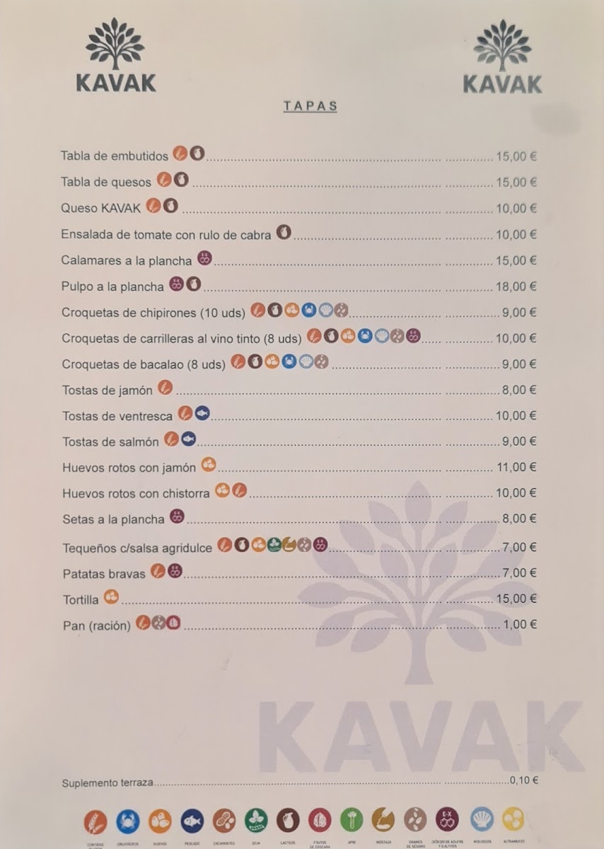KAVAK Photo Menu 3