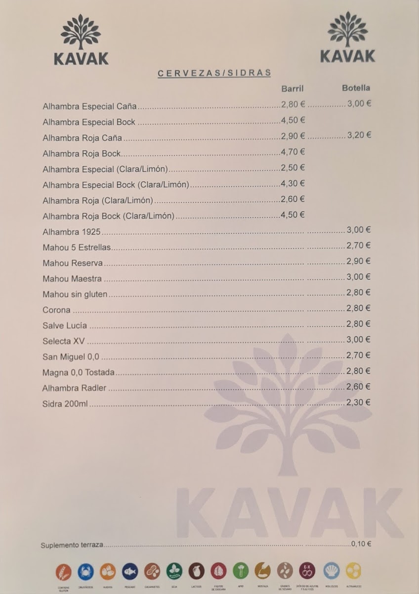 KAVAK Photo Menu 4
