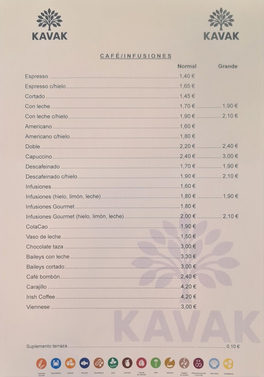 KAVAK Photo Menu 5
