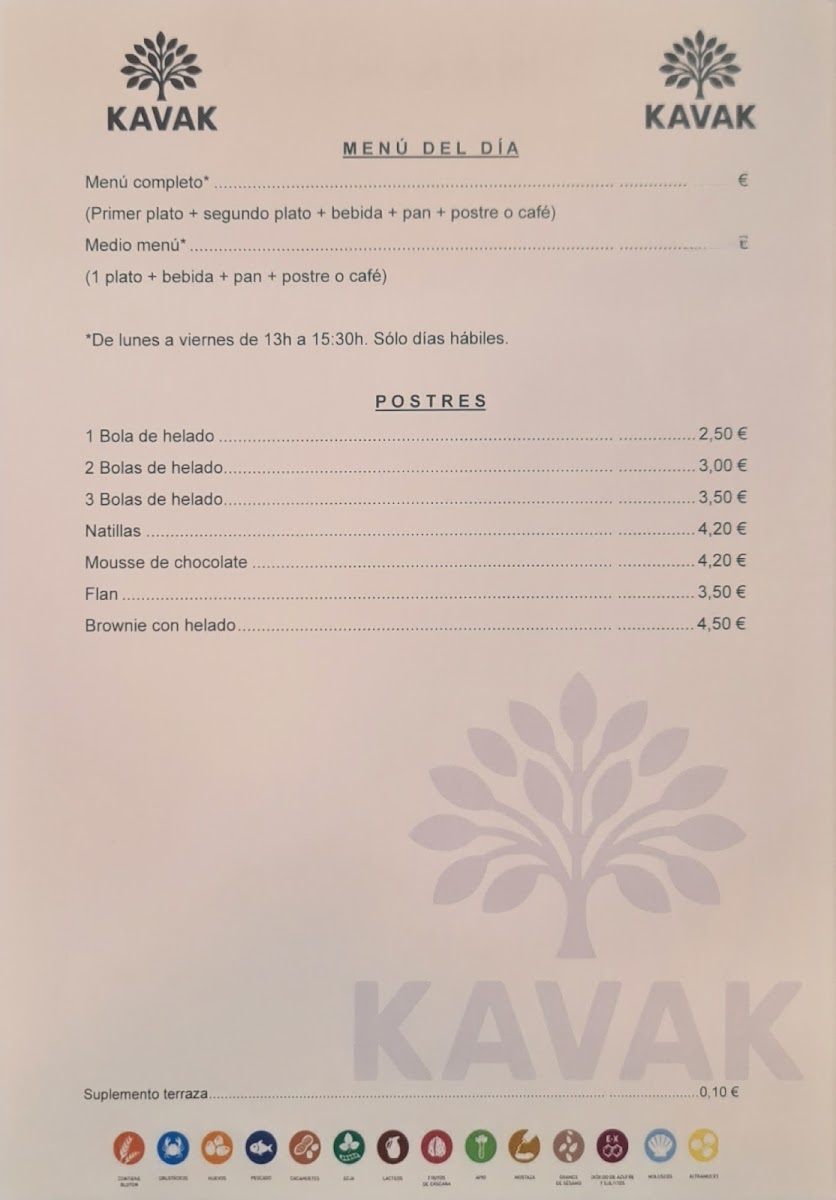 KAVAK Photo Menu 6