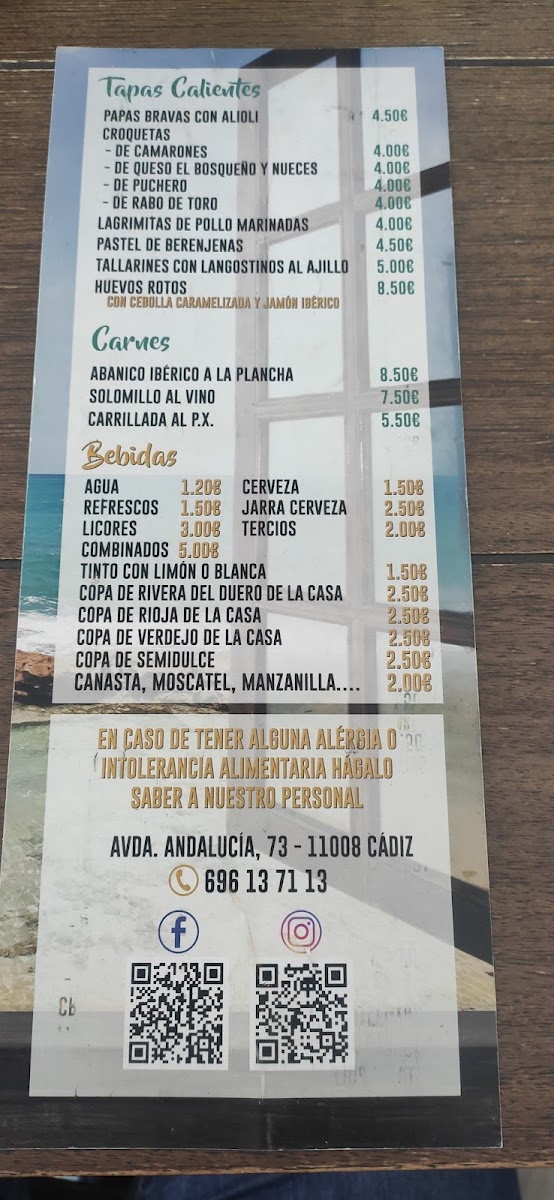 Cafeteria Restaurante El ventanal Photo Menu 2