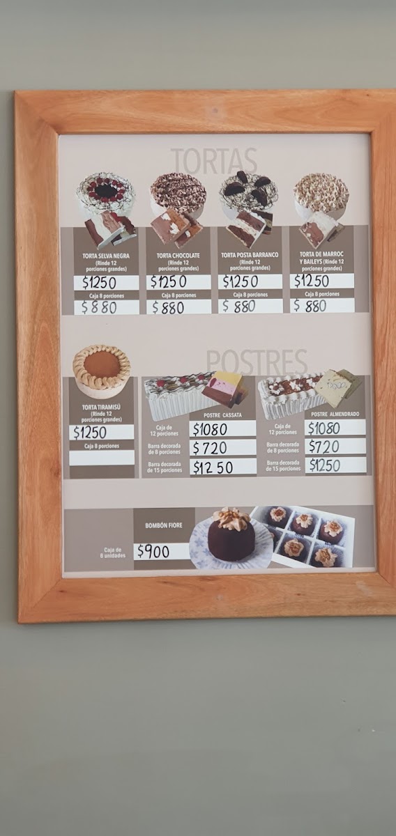 Fiore Helados | Roca Photo Menu 3