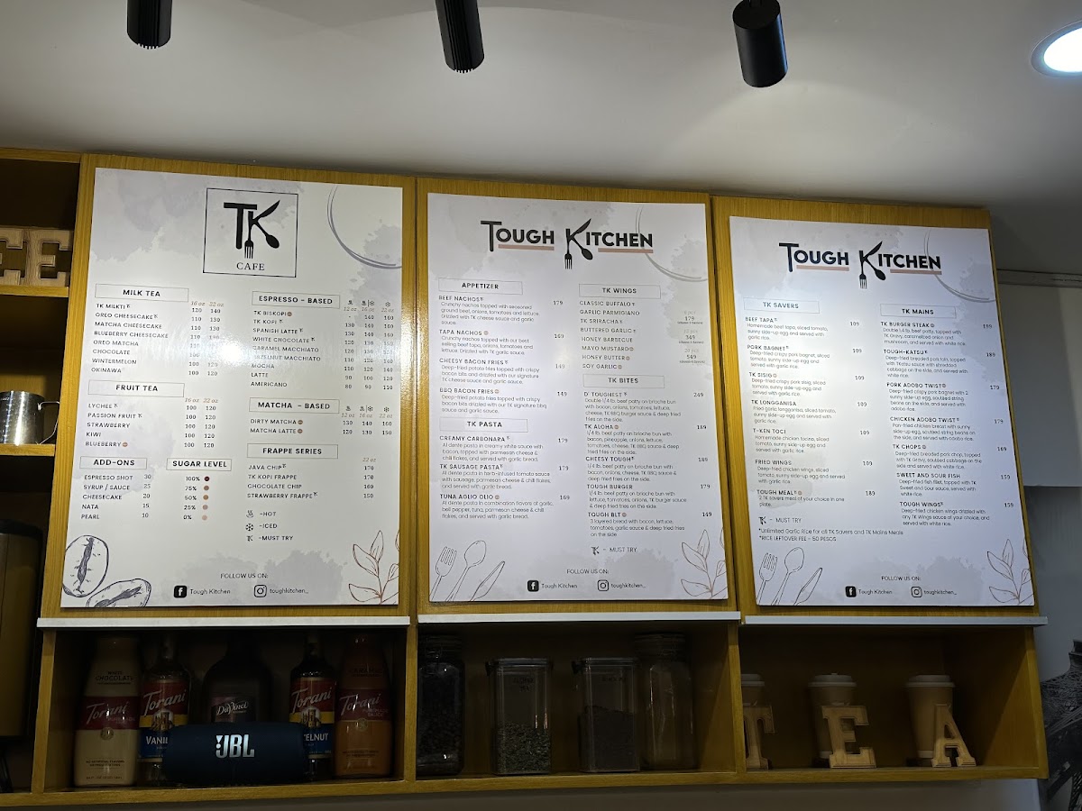 Tough Kitchen - San Pedro Photo Menu 2