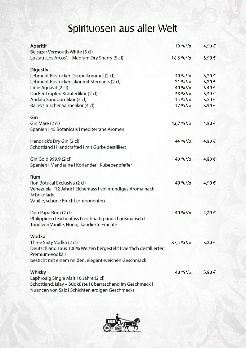 Gasthaus Zum Kutscher Photo Menu 1