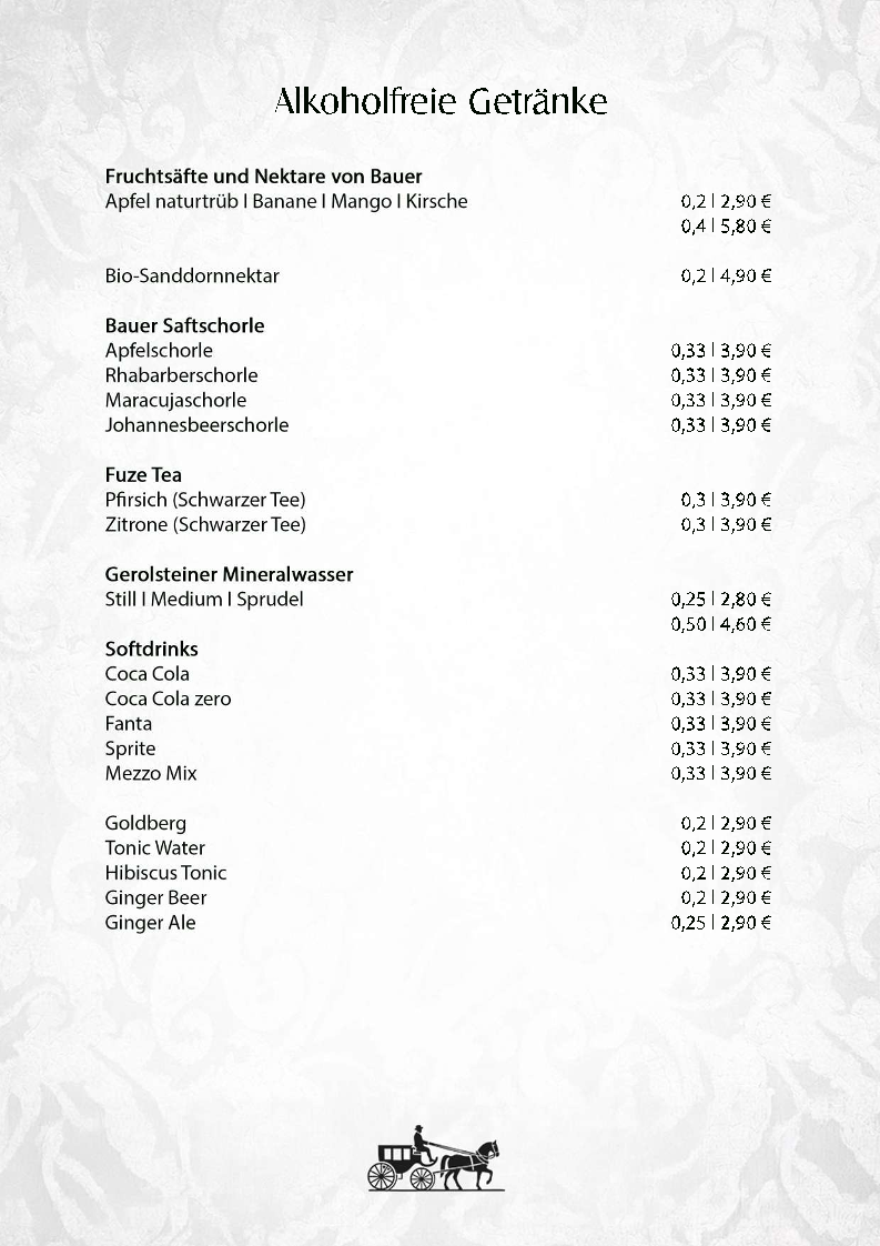 Gasthaus Zum Kutscher Photo Menu 3