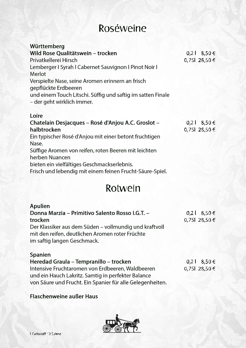 Gasthaus Zum Kutscher Photo Menu 6