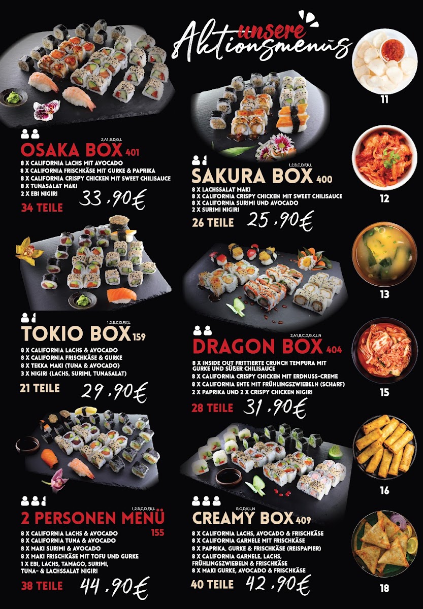 Sushi für Hamburg Barmbek Photo Menu 2