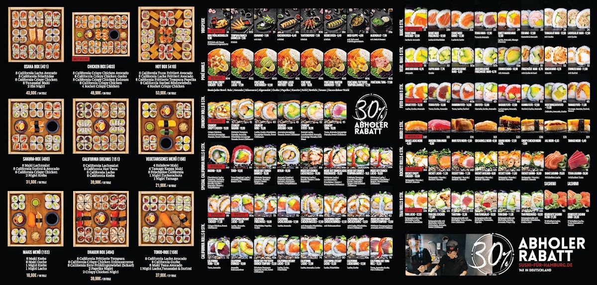 Sushi für Hamburg Barmbek Photo Menu 3