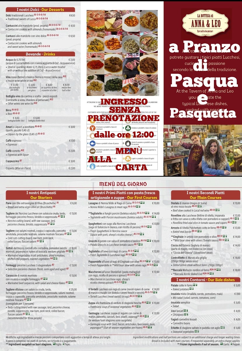 La Bottega di Anna e Leo Photo Menu 1