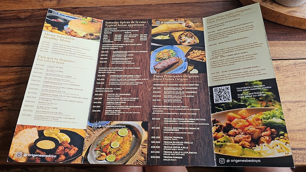 Restaurante / Café Origenes Bedoya Photo Menu 3