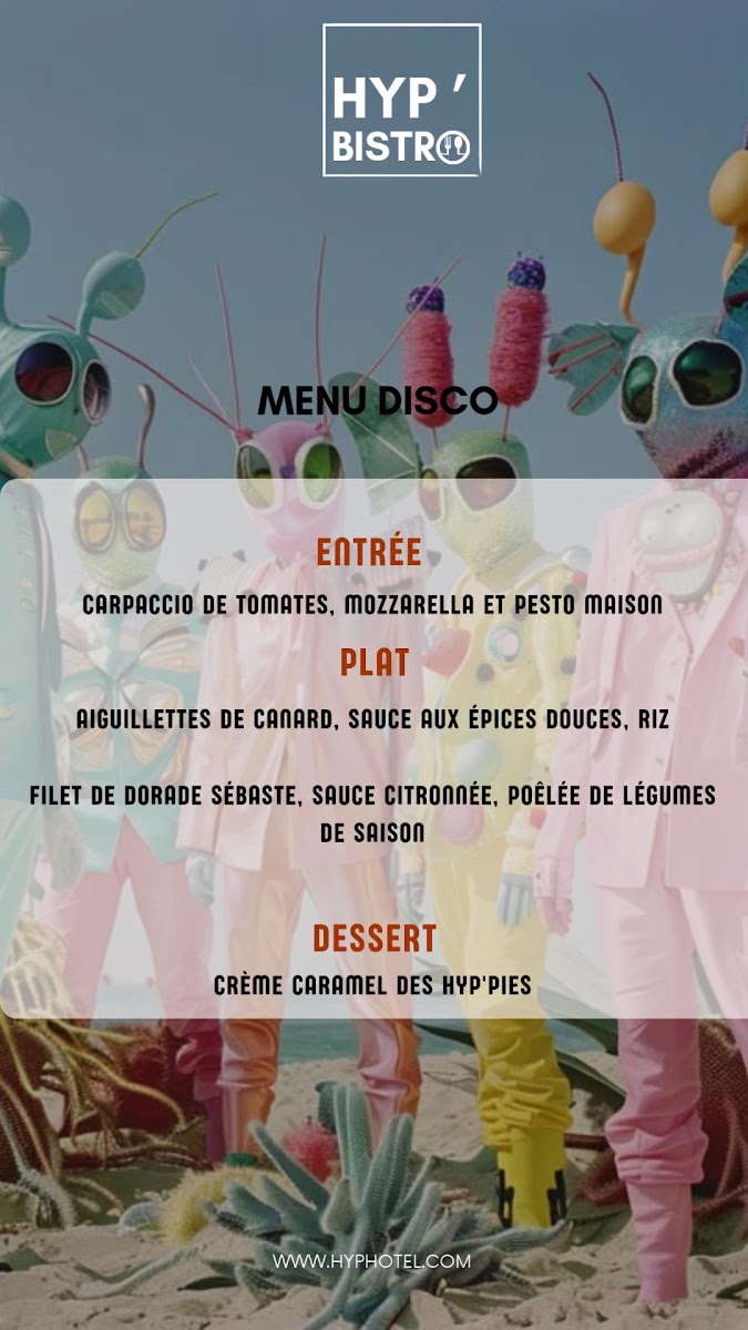 HYP'Bistro Restaurant - Saint Marcellin Photo Menu 1
