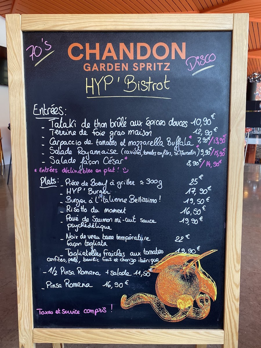 HYP'Bistro Restaurant - Saint Marcellin Photo Menu 2