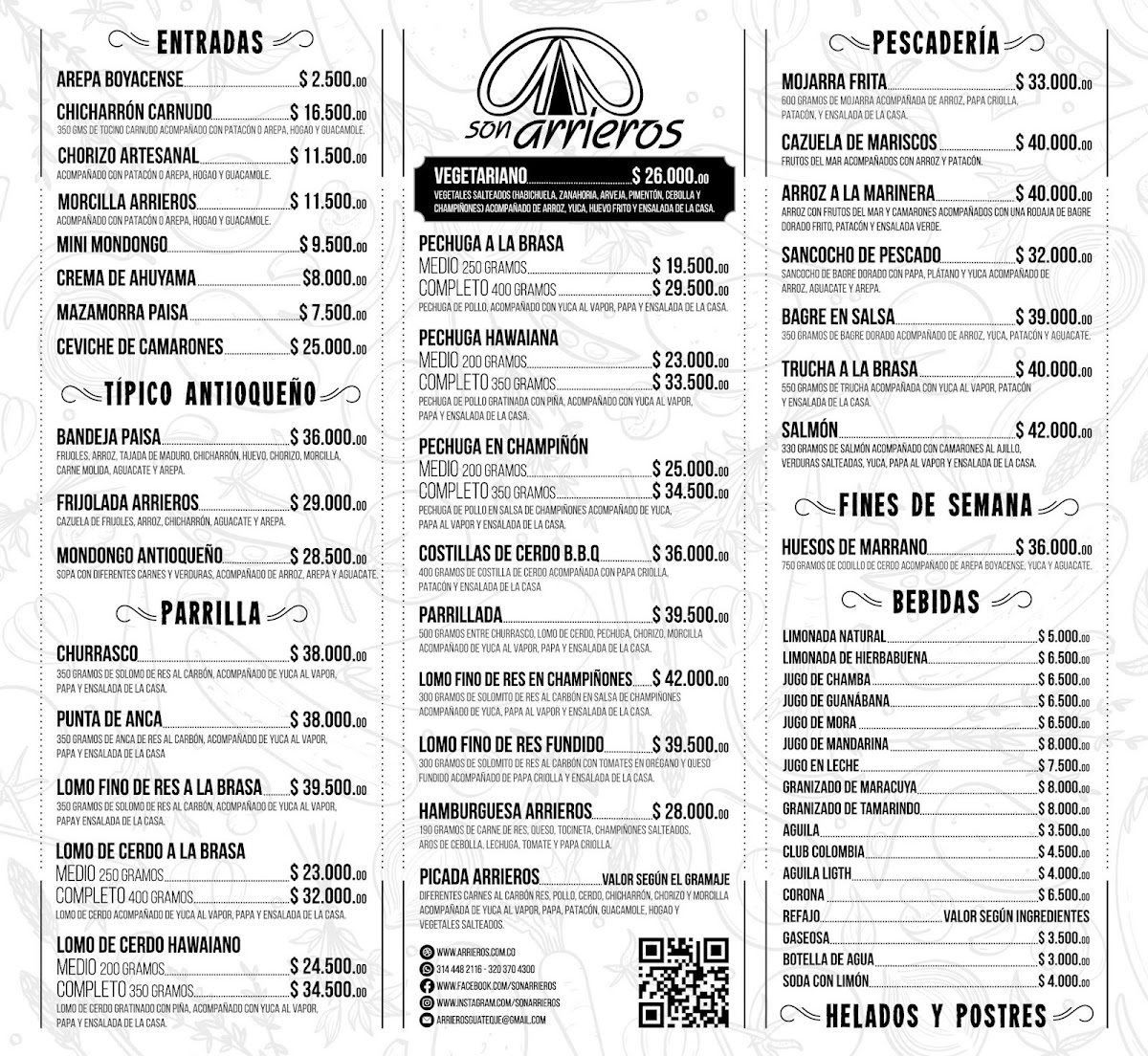 Son Arrieros Restaurante Market Photo Menu 2
