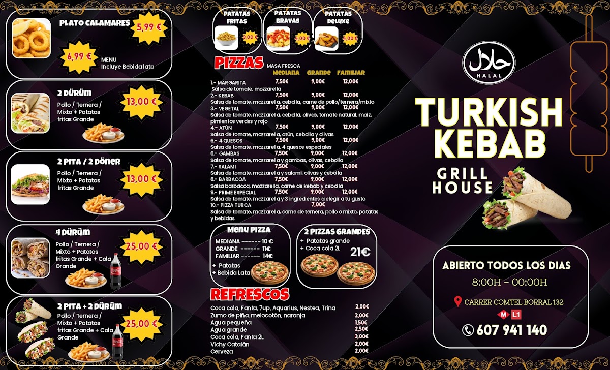 Turkish Kebab Grill House Photo Menu 2
