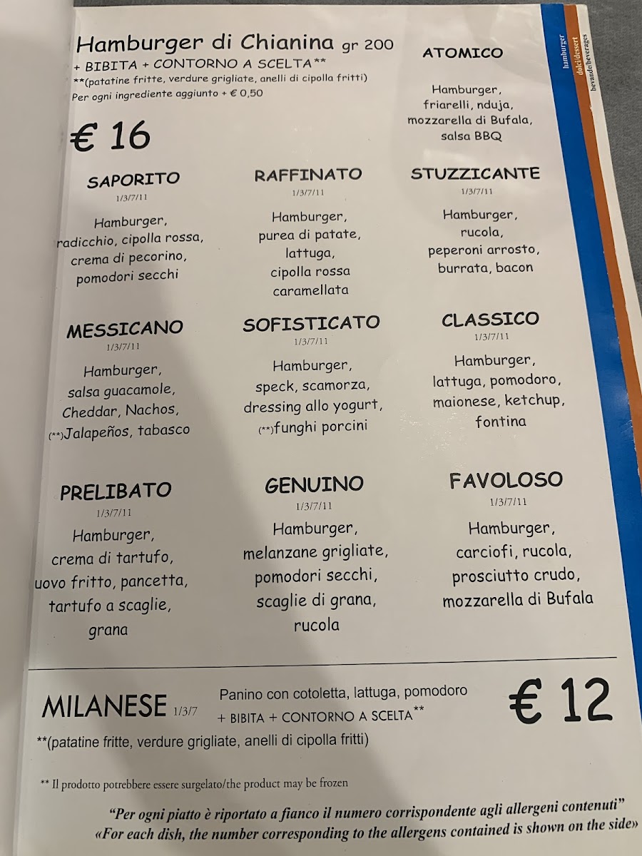 Pizzeria Doppiozero Photo Menu 1