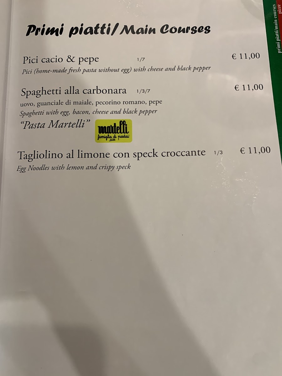 Pizzeria Doppiozero Photo Menu 9