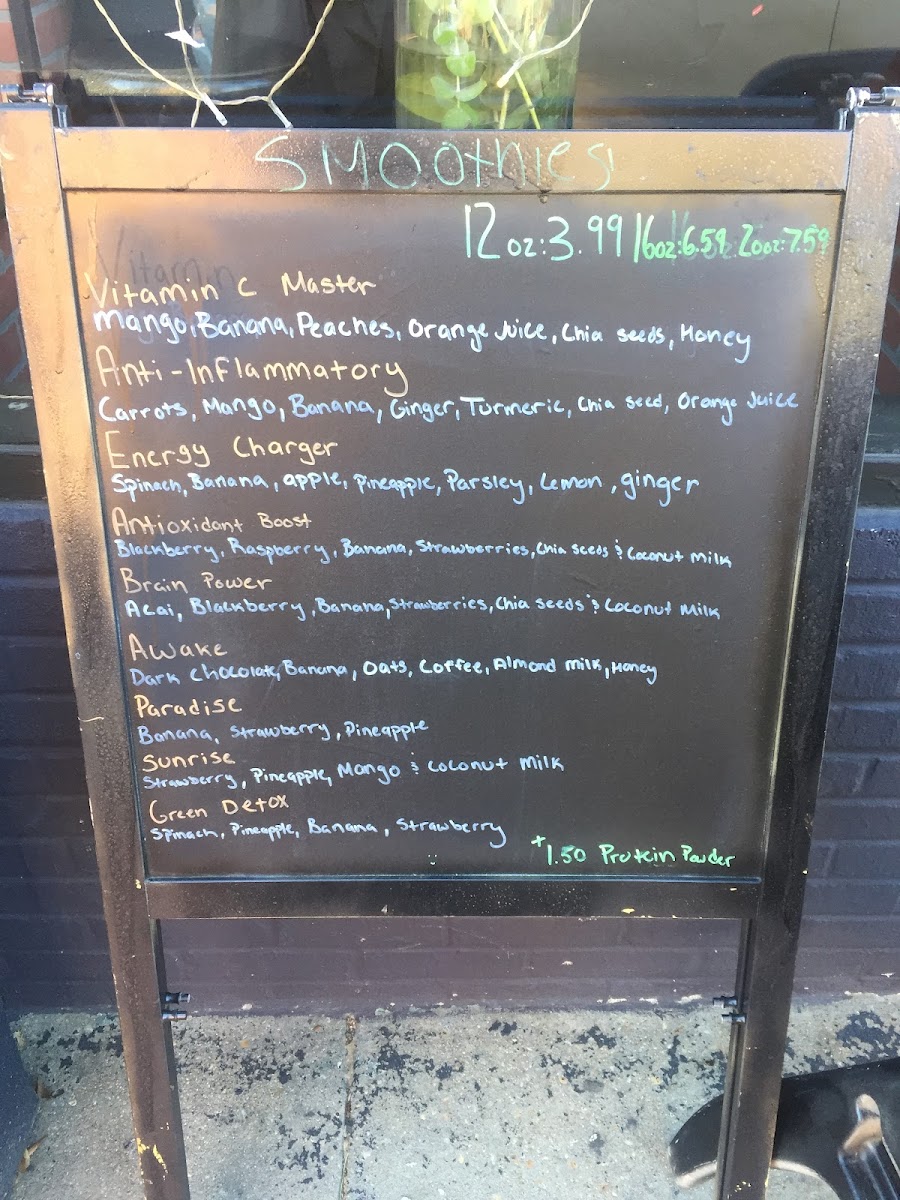 Eat Well Juice Bar Photo Menu 3