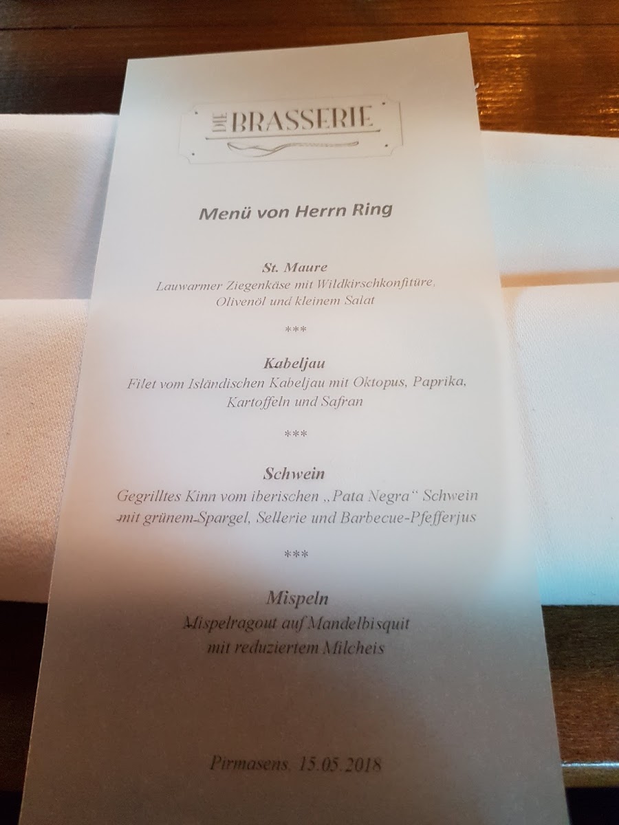 Die Brasserie Photo Menu 7