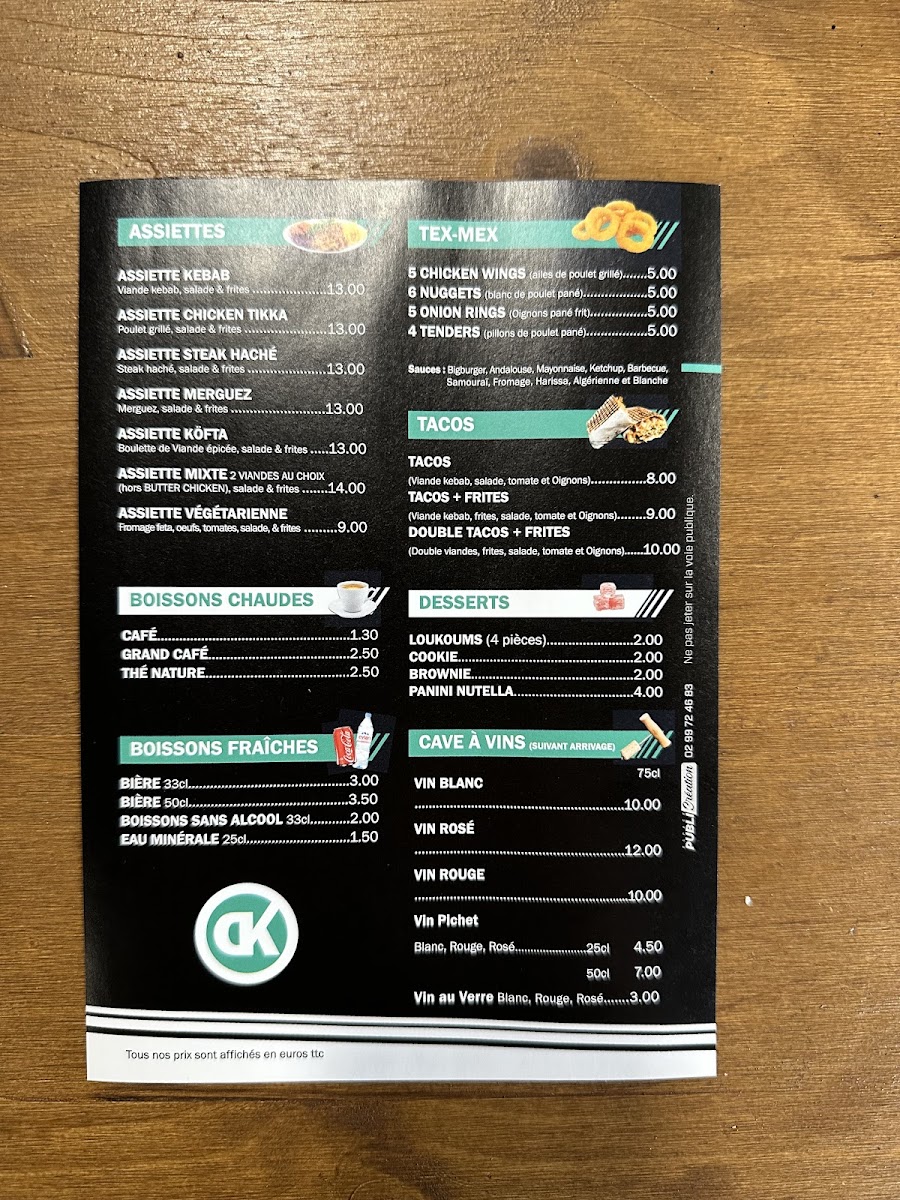 Deniz Kebab Guer Photo Menu 2