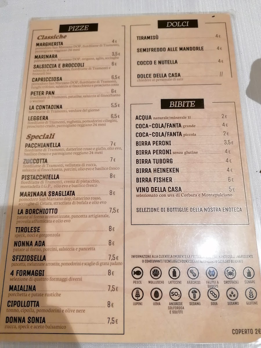Ristorante Pizzeria Borchiotto Photo Menu 2